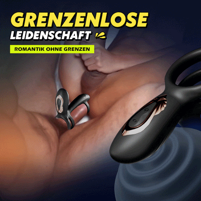 【Neu! 】Warren – 10 Rotationen + 10 Vibrationen Premium-Penisring mit Doppelring