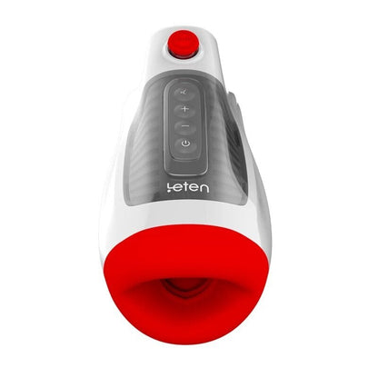 Ms.Agent - Leten 10 Vibrations & Vakuum-Luftventil Deep Throat Männlicher Masturbator
