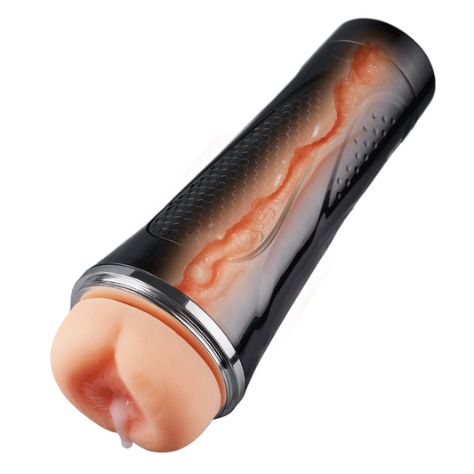 Anal Bliss Pro-Simulierter Kanal mit Pellet-Gefühl Anal Entrance Manual Squeeze Male Masturbator
