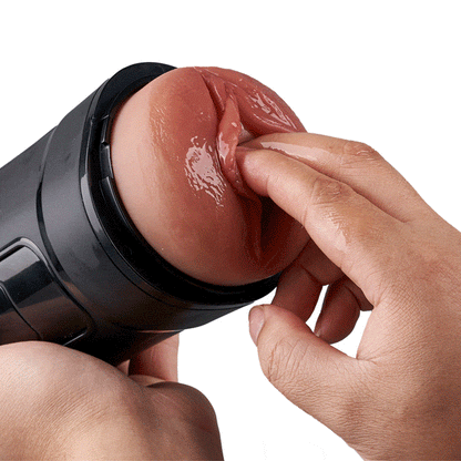 Challenger - 10 Vibrationen, 5 Saugungen, Ultra-Realistische Vagina, Simulierter Masturbator