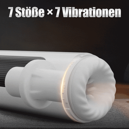 Saith - 7-stoßender und vibrierender, erhitzender Vocal-Masturbationsbecher