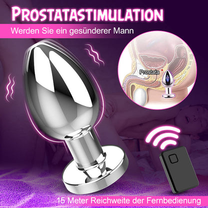 Soren - Analvibrator mit Metallgehäuse und 10 Vibrationsmodi für Männer und Frauen