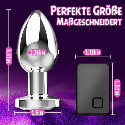 Soren - Analvibrator mit Metallgehäuse und 10 Vibrationsmodi für Männer und Frauen
