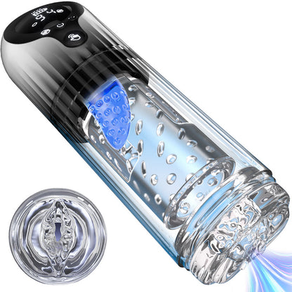 Vortex Male Stroker - 4 starke Saugstufen, Ein-Knopf-Boost, leicht zu reinigen, inkl. Gleitgel