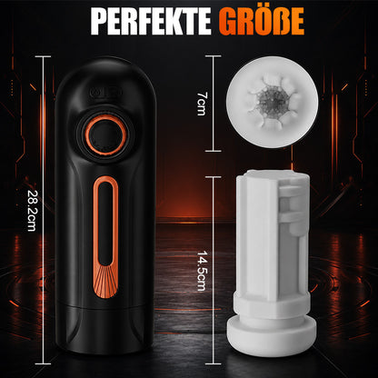 Alien – 6-in-1 Masturbator mit Stoßbewegung, Vibration & Wärmefunktion, Blowjob-Gefühl mit 4 Saugmodi
